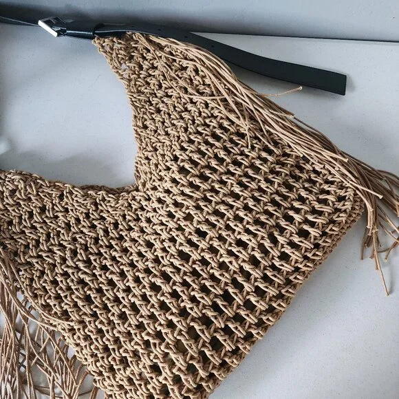 All Saints Large Crochet Bag "LIKE NEW" - Picture 11 of 16